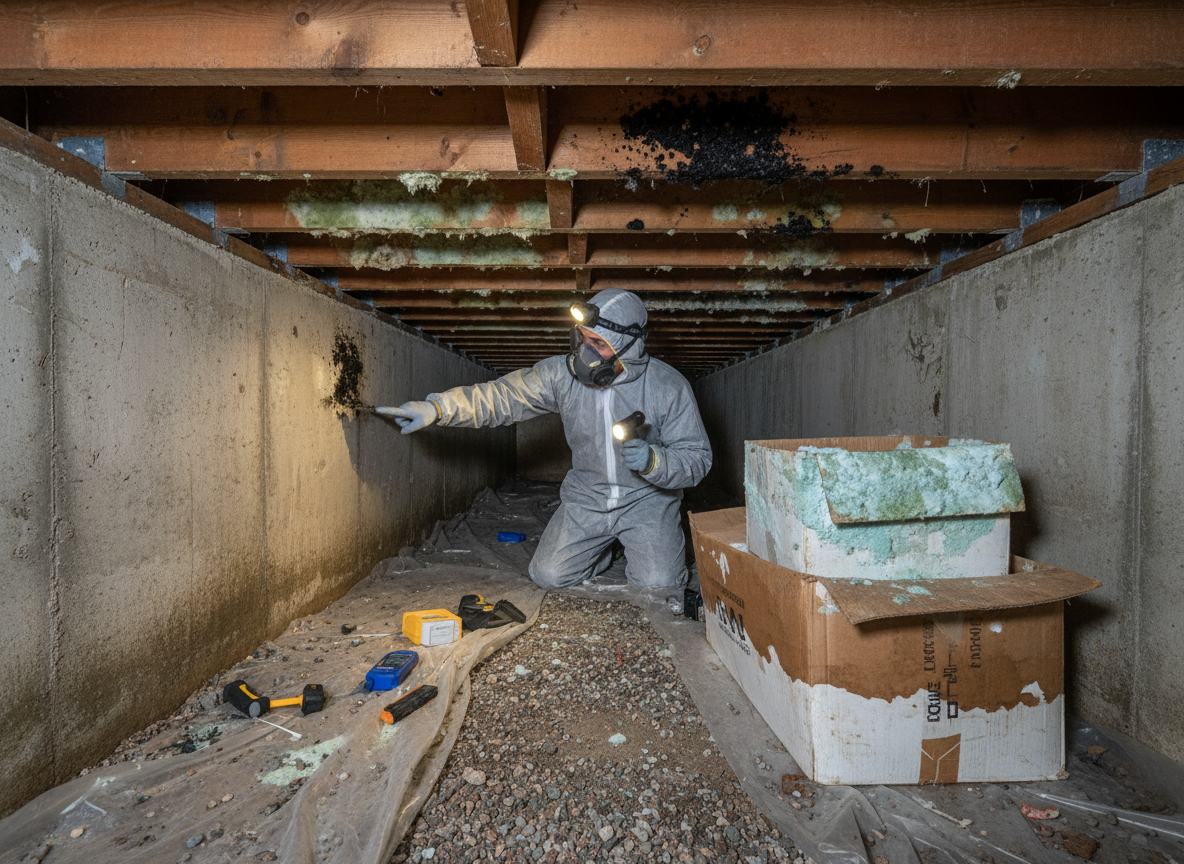 Step-by-Step Guide to Spotting Mold in Montrose Crawl Spaces