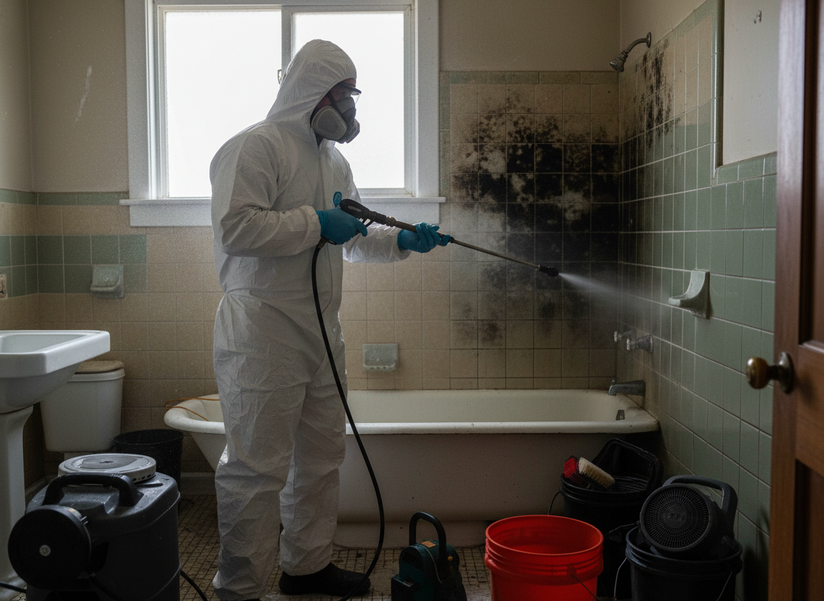 bathroom mold removal service in Montrose