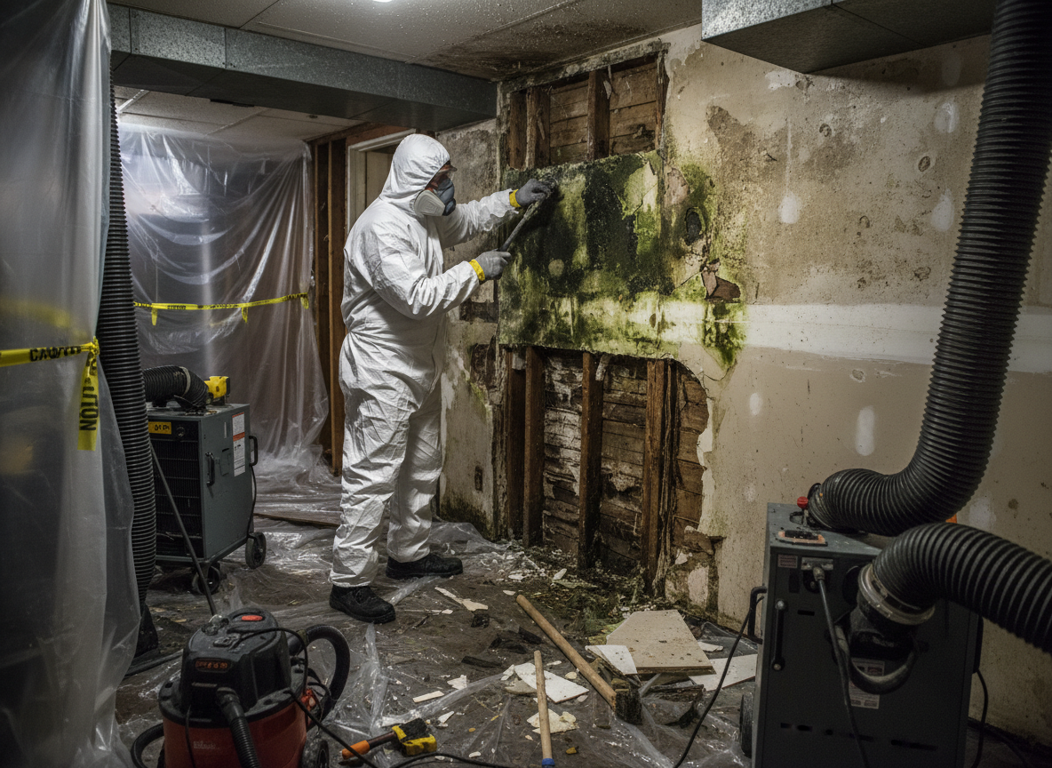 water damage mold remediation in Montrose